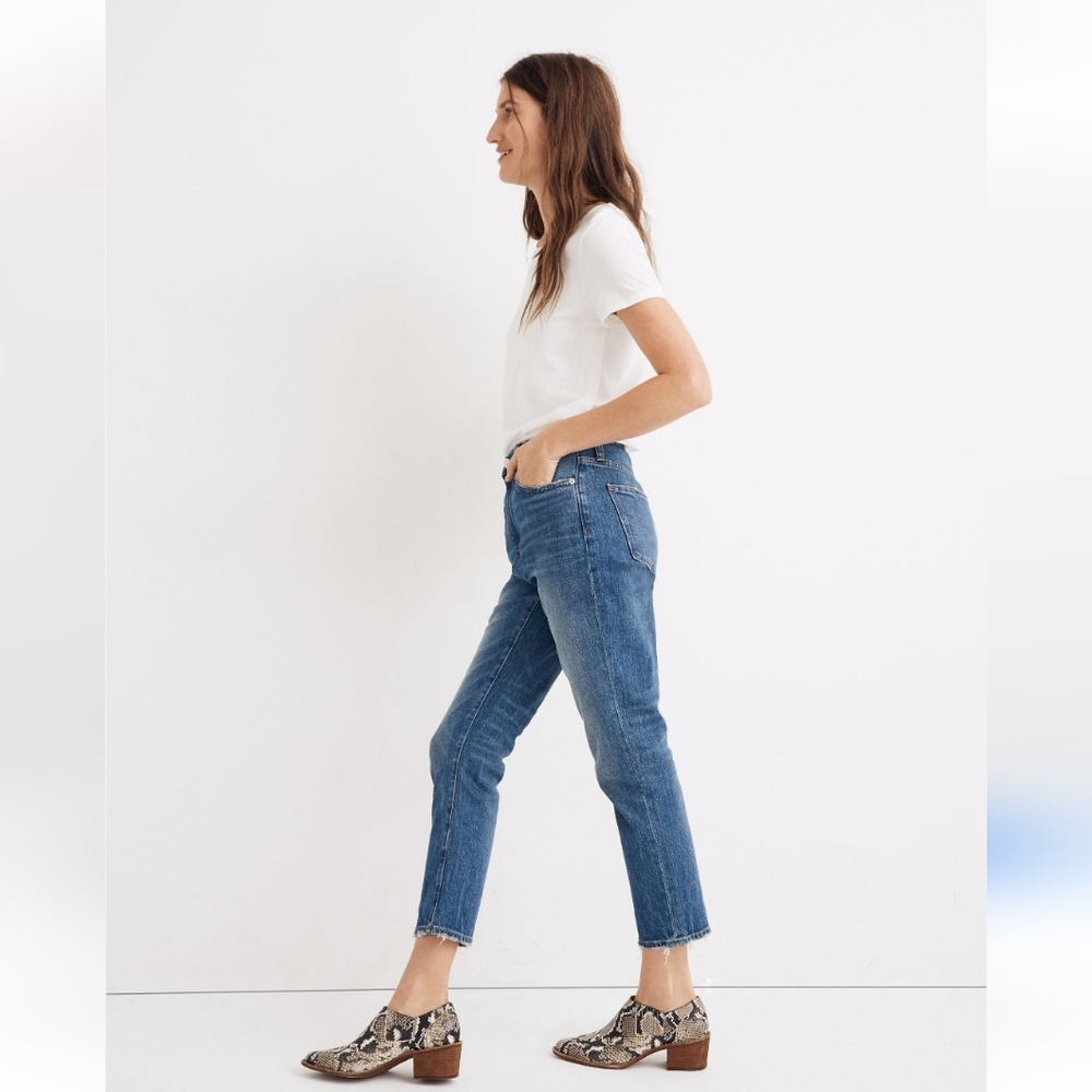 Madewell High-Rise Slim Crop Boyjean